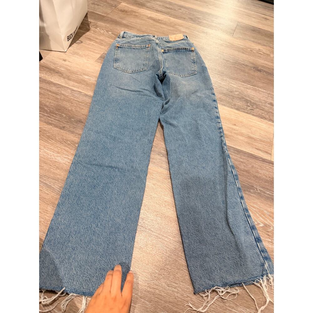 Zara Distressed Denim Size 4 Jeans - Picture 6 of 6